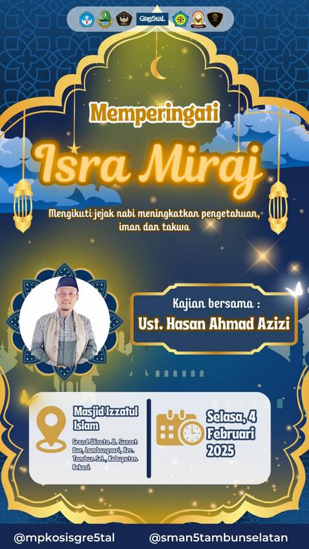 Isra Miraj  Selasa, 4 Februari 2025