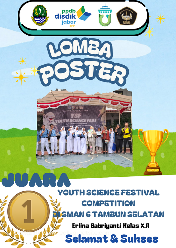 JUARA 1 LOMBA POSTER SMAN 6 TAMSEL