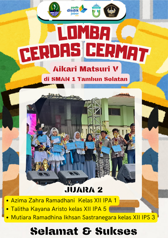 JUARA 2  LCT SMAN 1 TAMBUN SELATAN