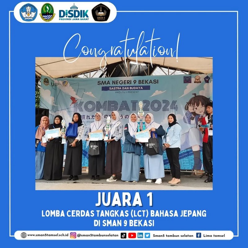 JUARA 1 LCT B JEPANG SMAN 9 BEKASI 