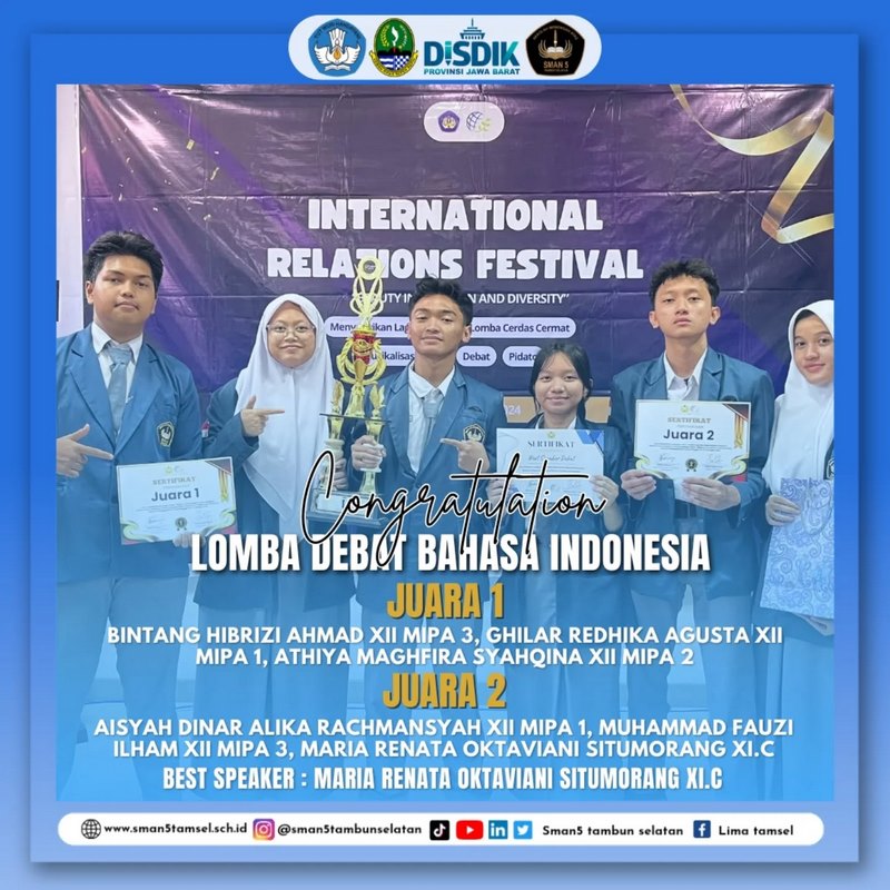 LCC  B INDONESIA JUARA 1 & JUARA 1  