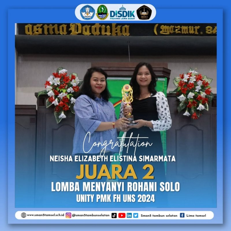 JUARA 2 LOMBA MENYANYI UNS 2024