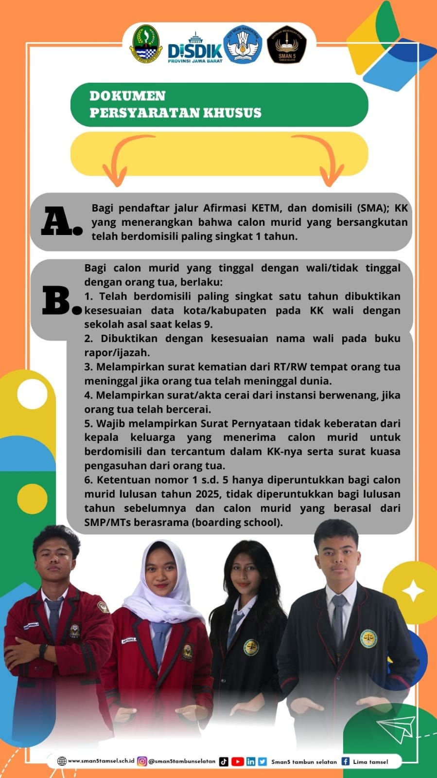 Info Tahap 2 & Persyaratan SPMB