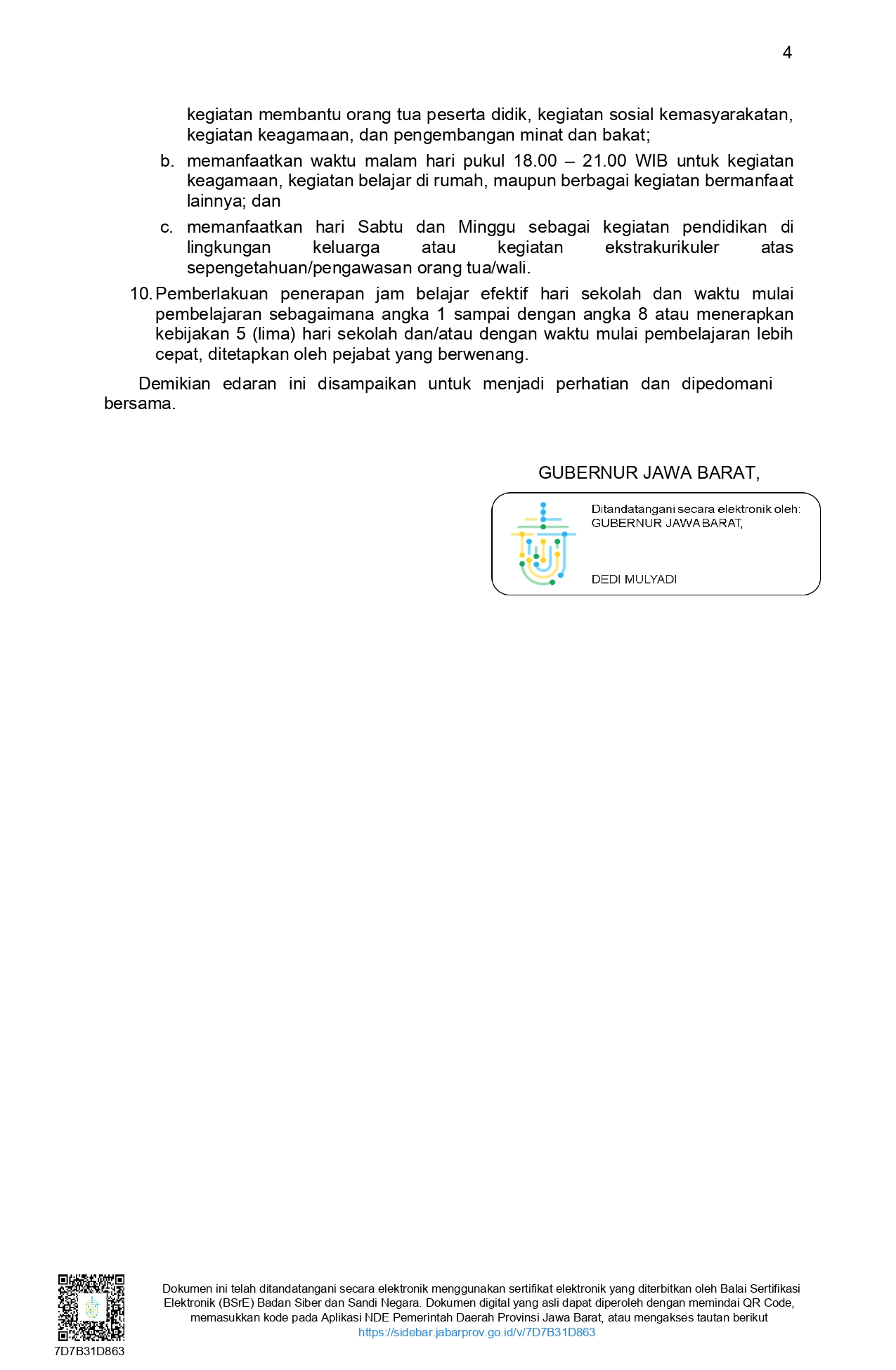 JAM EFEKTIF PENDIDIKAN JAWA BARAT 