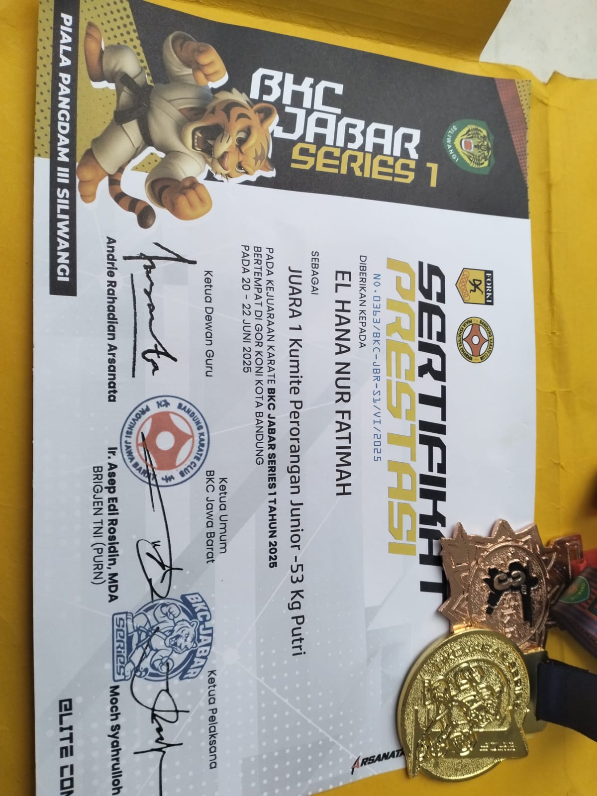 El Hana Nur, Juara 1 BKC JABAR 