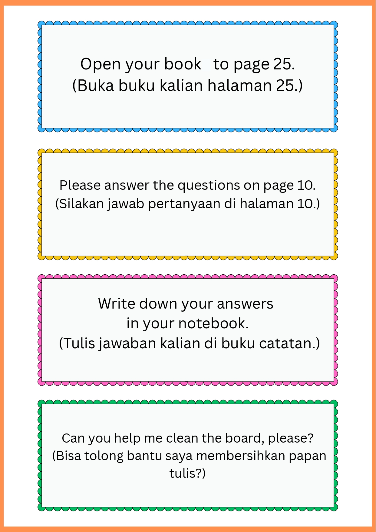 English Day Pocket Gude for teacher