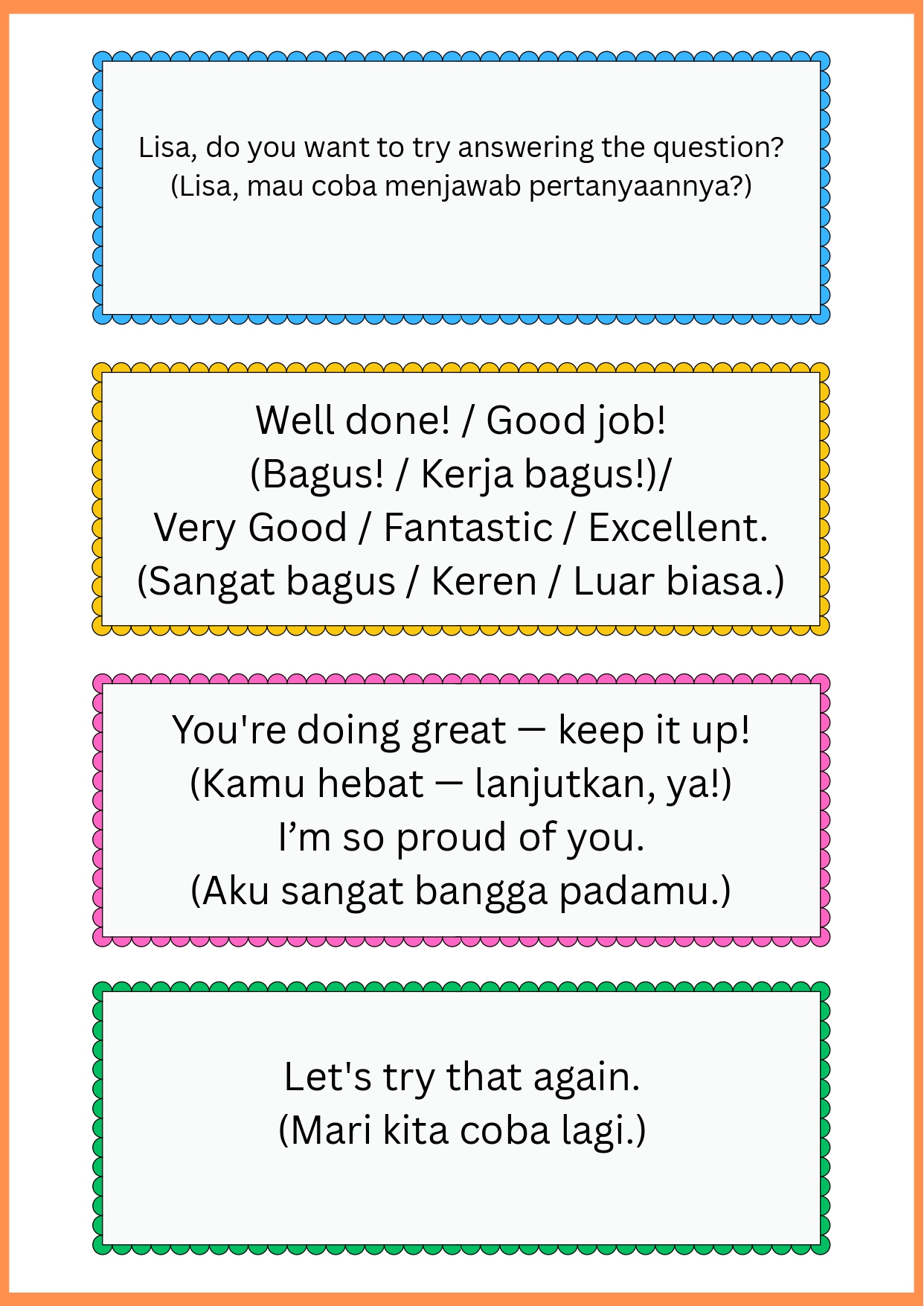 English Day Pocket Gude for teacher