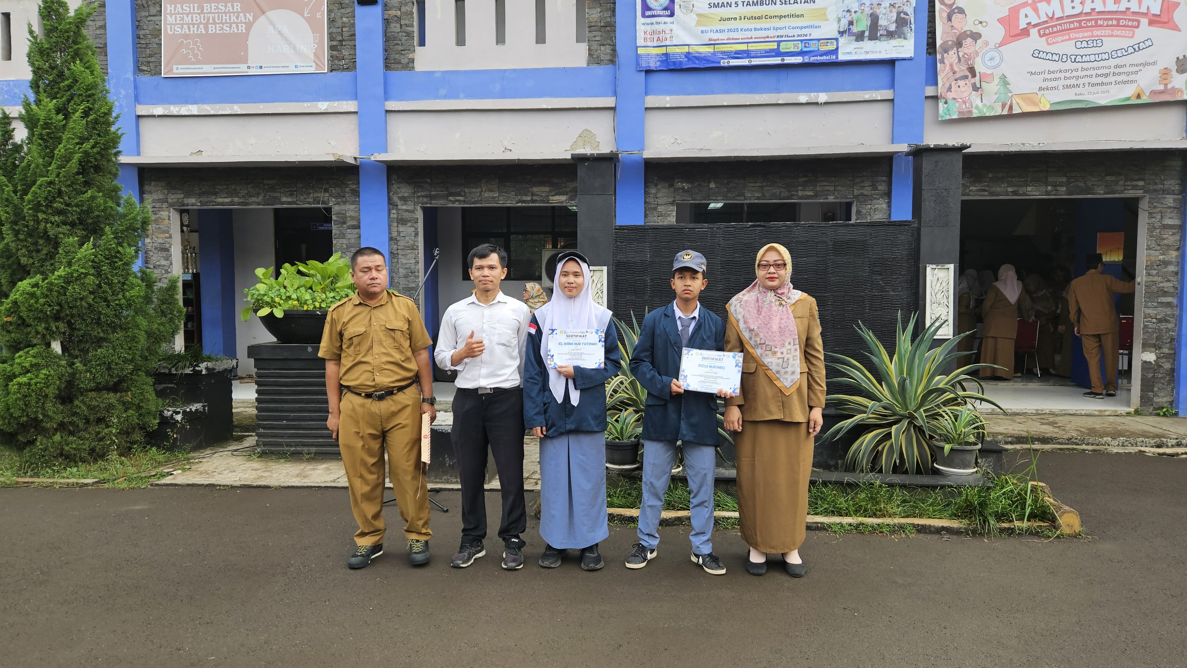 JUARA 2 O2SN KARATE SMA KAB BEKASI