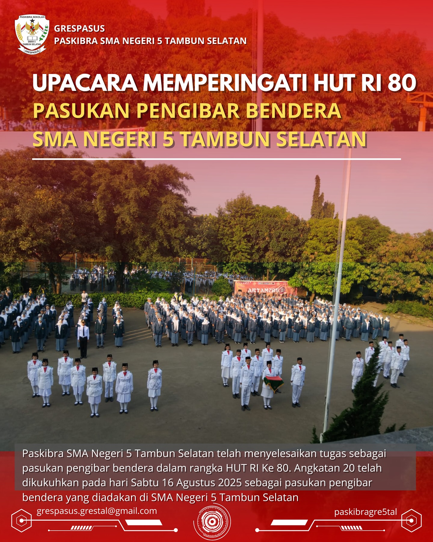 UPACARA MEMPERINGATI HUT RI 80