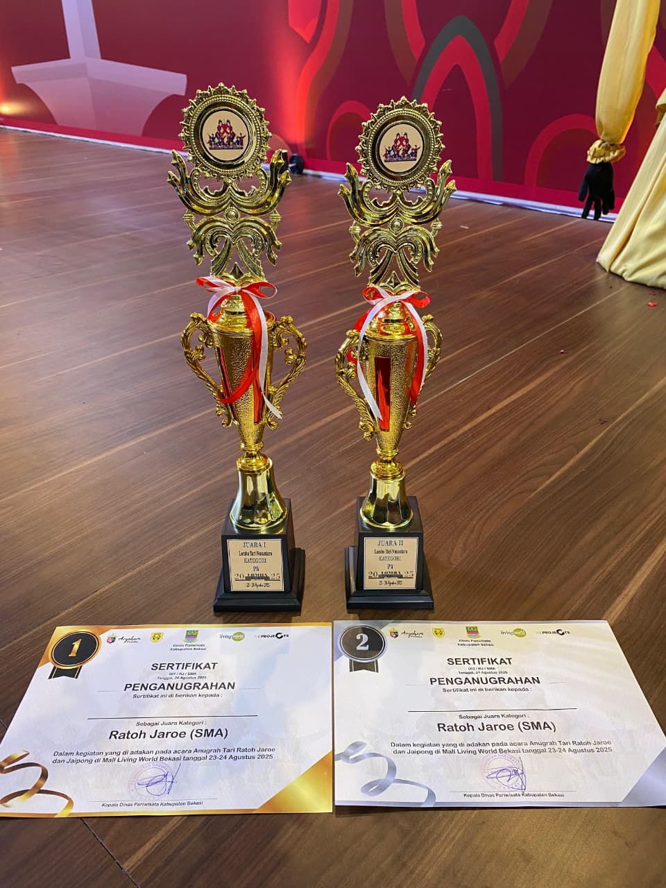JUARA 1 & 2 LOMBA RATOH JAROE