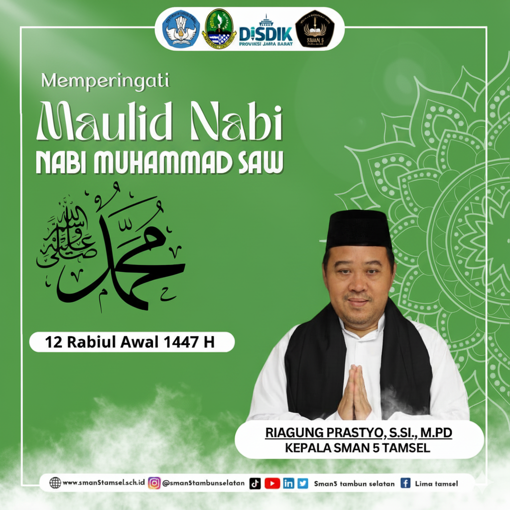 Maulid Nabi Muhammad SAW1447 Hijriah