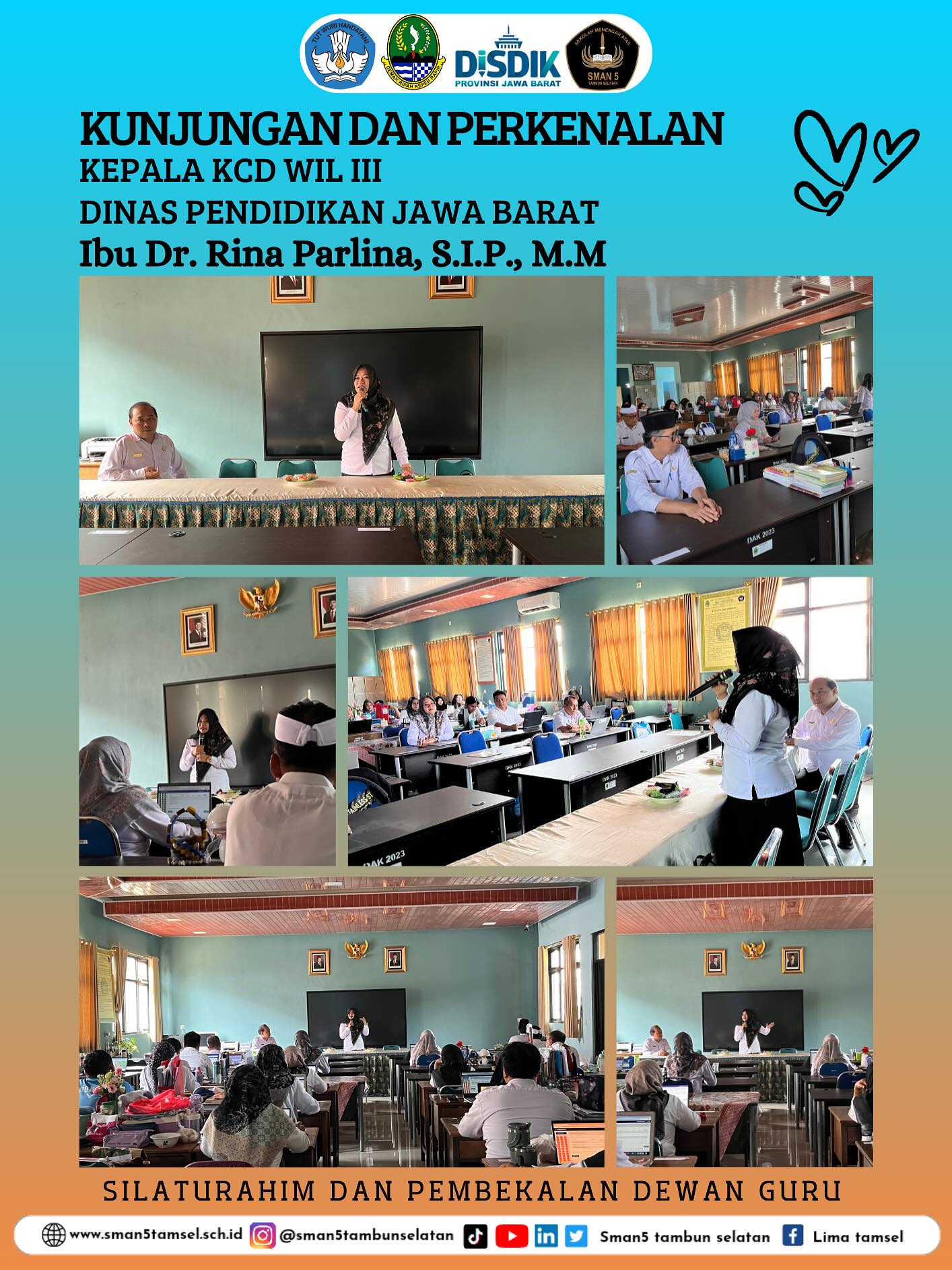 KUNJUNGAN & PERKENALAN KEPALA KCD 3