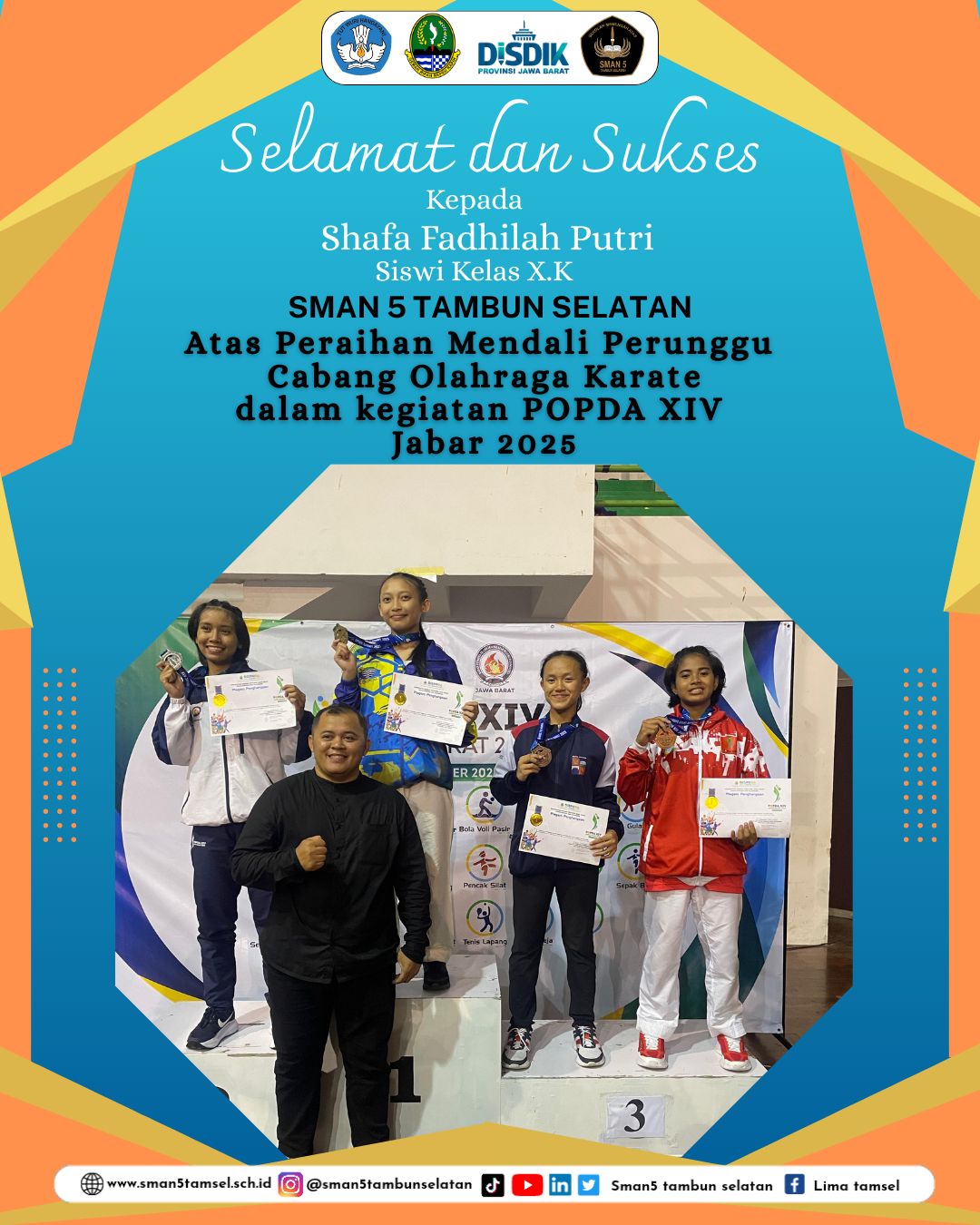 SHAFA RAIH MENDALI PERUNGGU POPDA XIV 